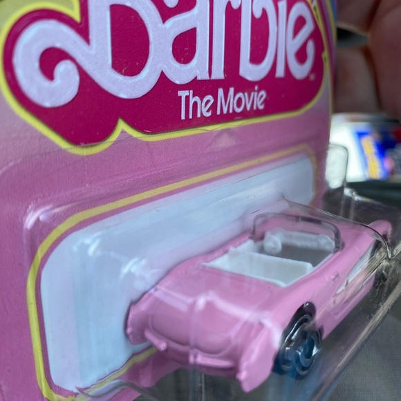 Hot Wheels 2023 Barbie  1956 CORVETTE BARBIE THE MOVIE NIP Pink Chevy Chevrolet - Picture 6 of 7